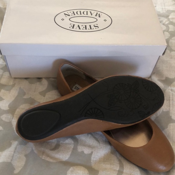 Steve Madden Leather Ballet Flats - Picture 3 of 4